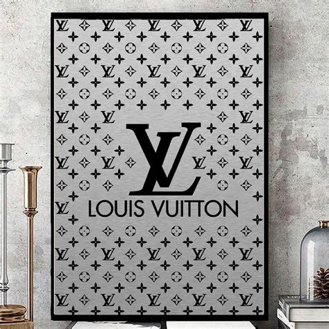 lv canvas wall art.